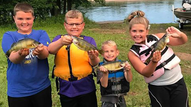 Durand Area Youth Fishing Contest in Durand, Wisconsin
